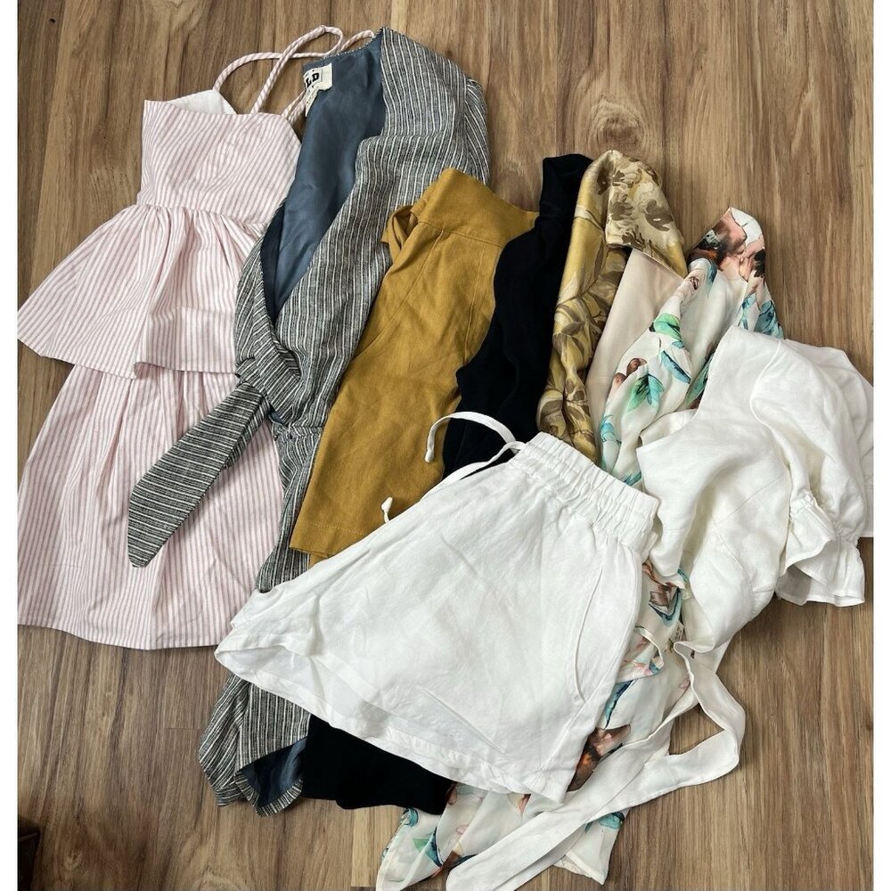 Stone Cold Fox 8 Piece Lot Tops Shorts Dress Size 0